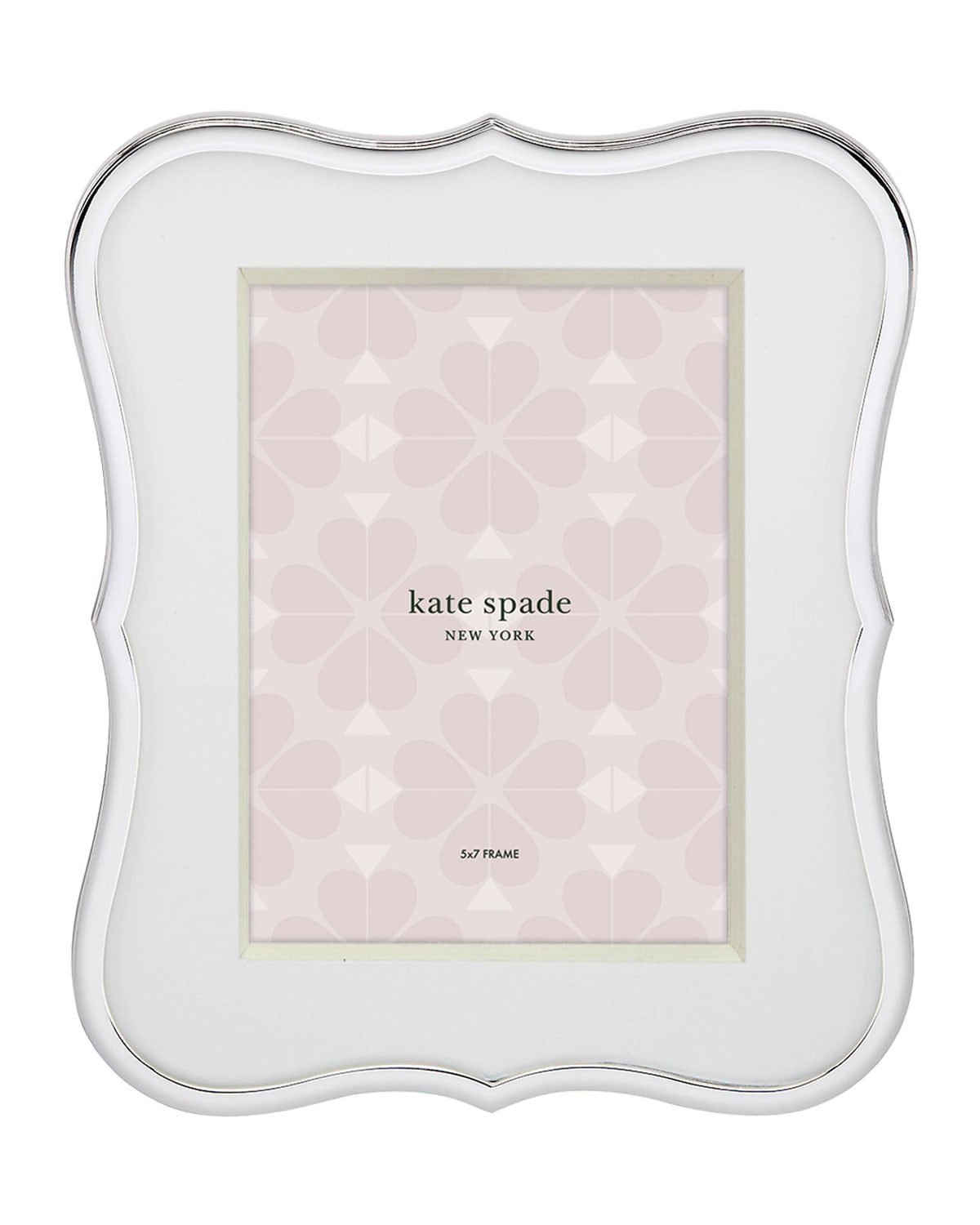 Shop Kate Spade Crown Point 5" X 7" Picture Frame In Silver