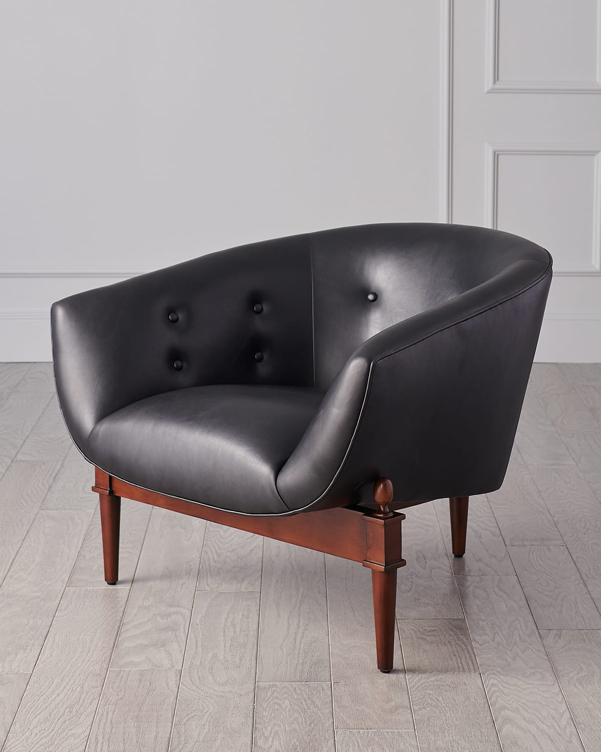 Global Views Mimi Leather Accent Chair