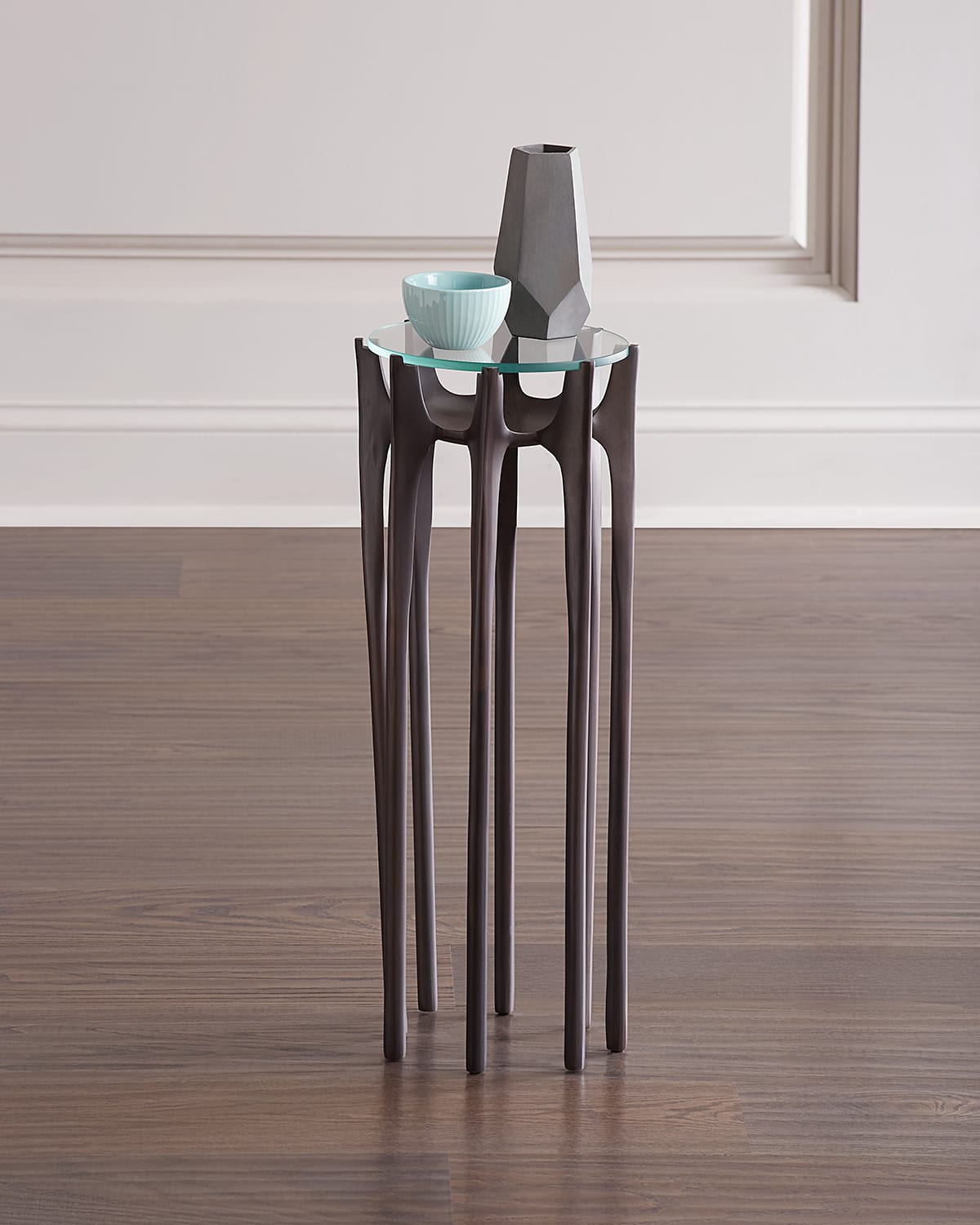 Global Views Aquilo Accent Table In Bronze