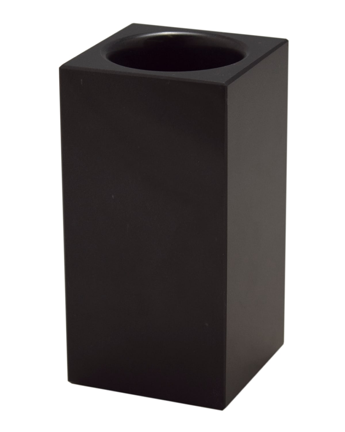 Marble Crafter Myrtus Collection Jet Black Marble Tumbler In Jet Black