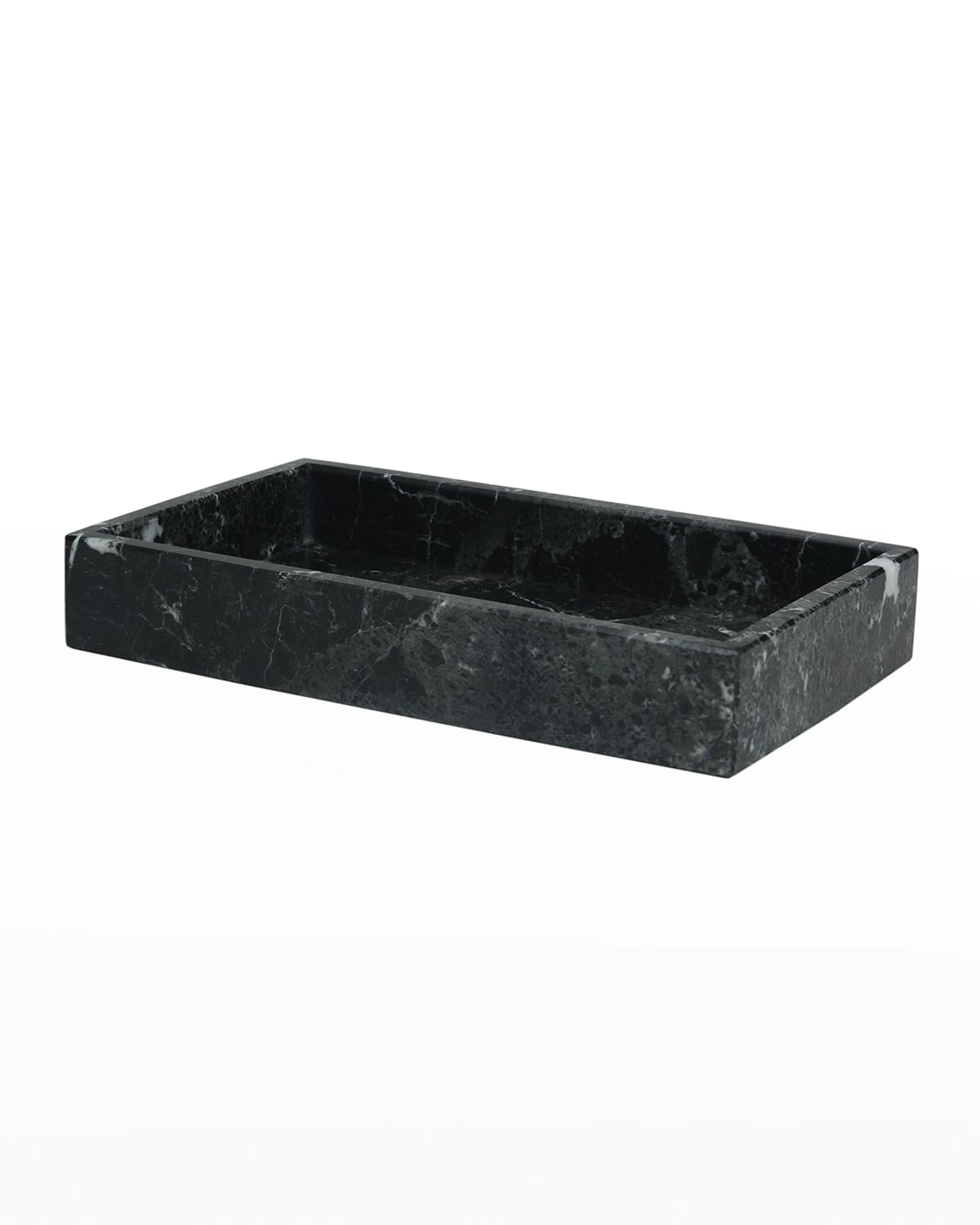 Marble Crafter Myrtus Collection Black Zebra Guest Towel Tray