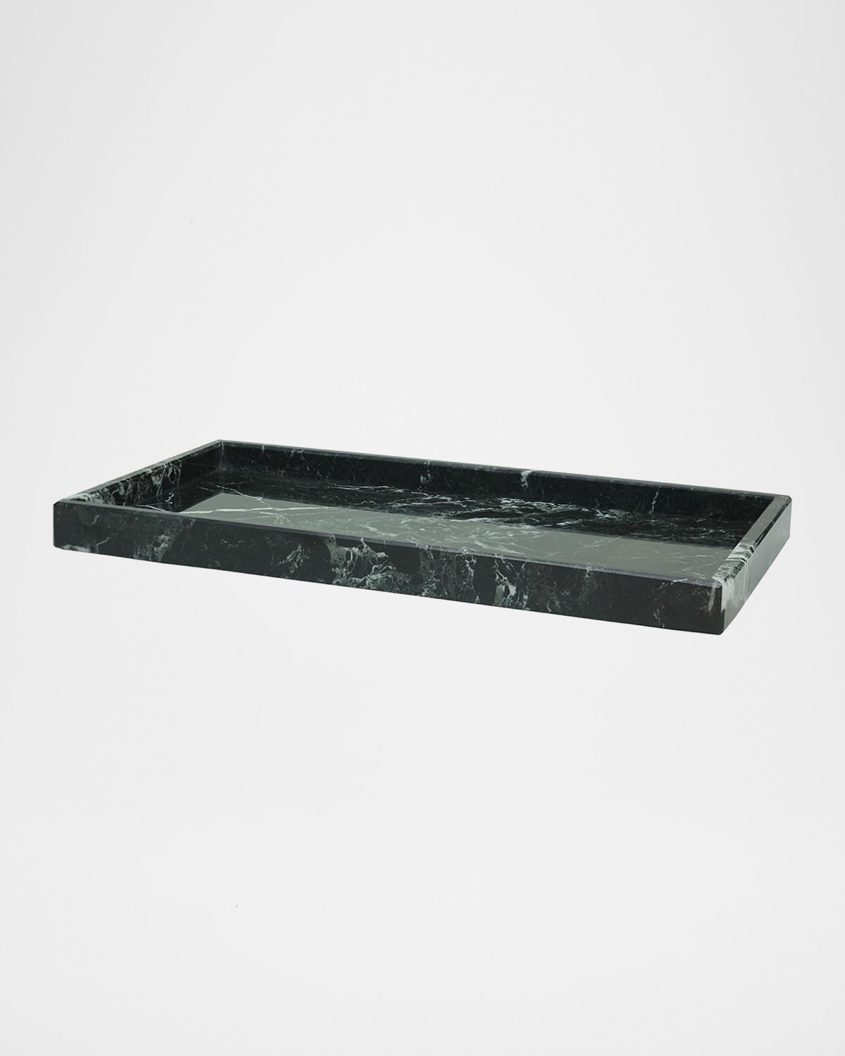 Marble Crafter Myrtus Collection Black Zebra Large Vanity Tray