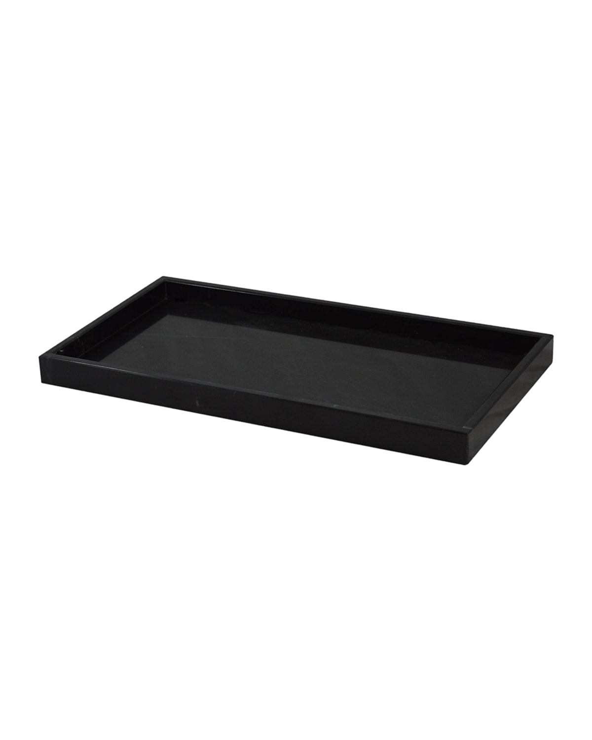 Marble Crafter Myrtus Collection Jet Black Large Vanity Tray