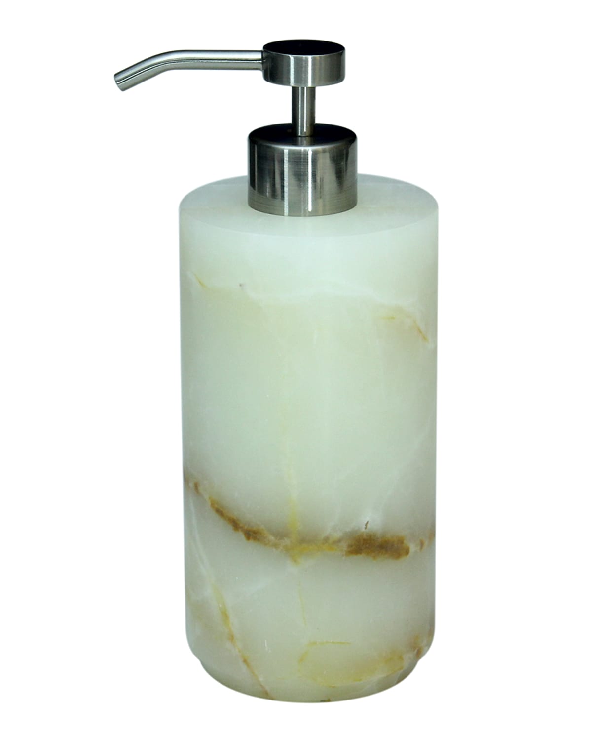 Marble Crafter Eris Collection Light Green Onyx Soap Dispenser