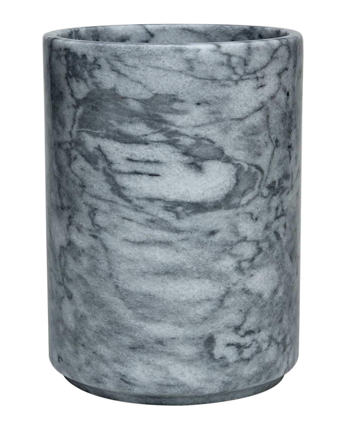 Marble Crafter Eris Collection Cloud Gray Wastebasket with Liner