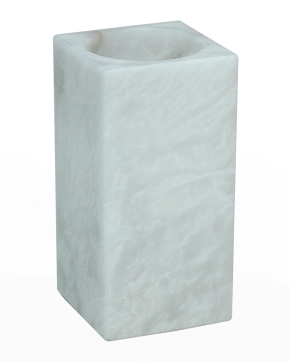 Marble Crafter Sinon Collection Tumbler In Pearl White