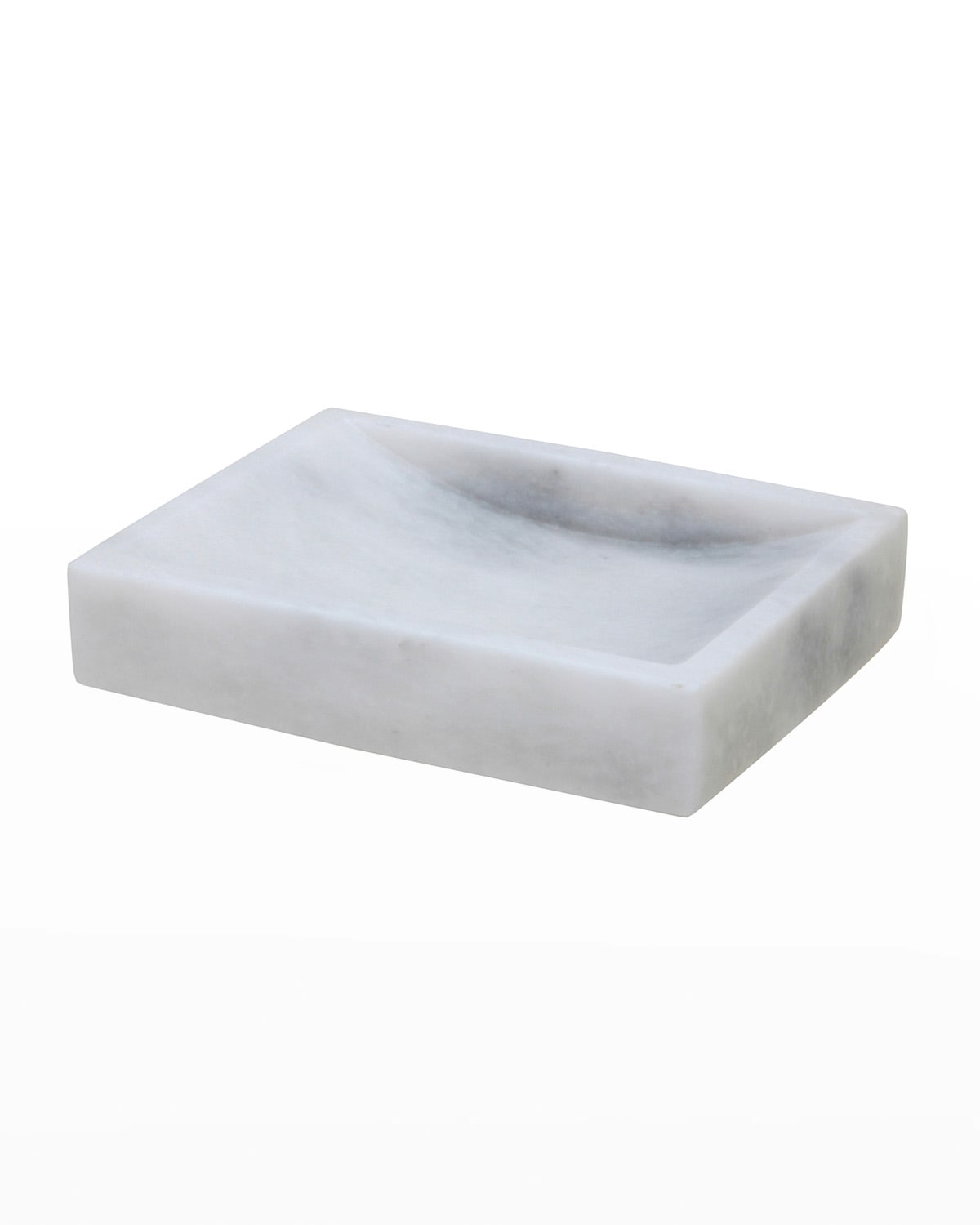 Marble Crafter Sinon Collection Soap Dish In Pearl White