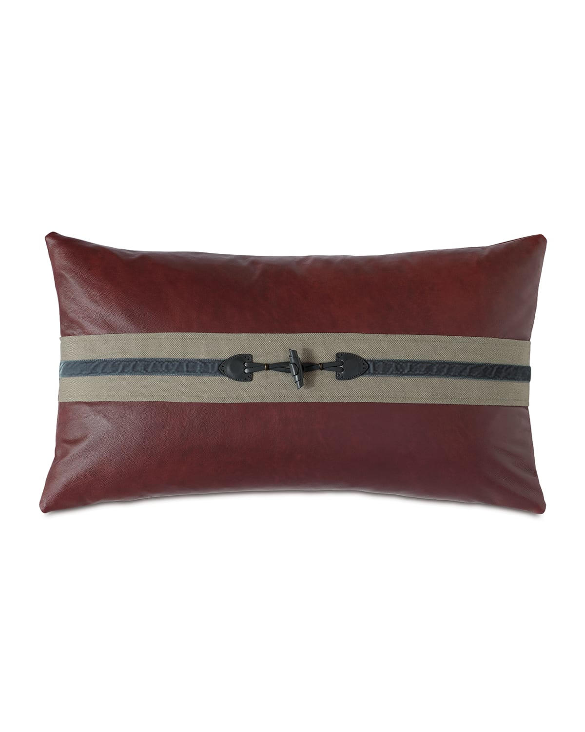 Shop Eastern Accents Kilbourn Boudoir Pillow In Red