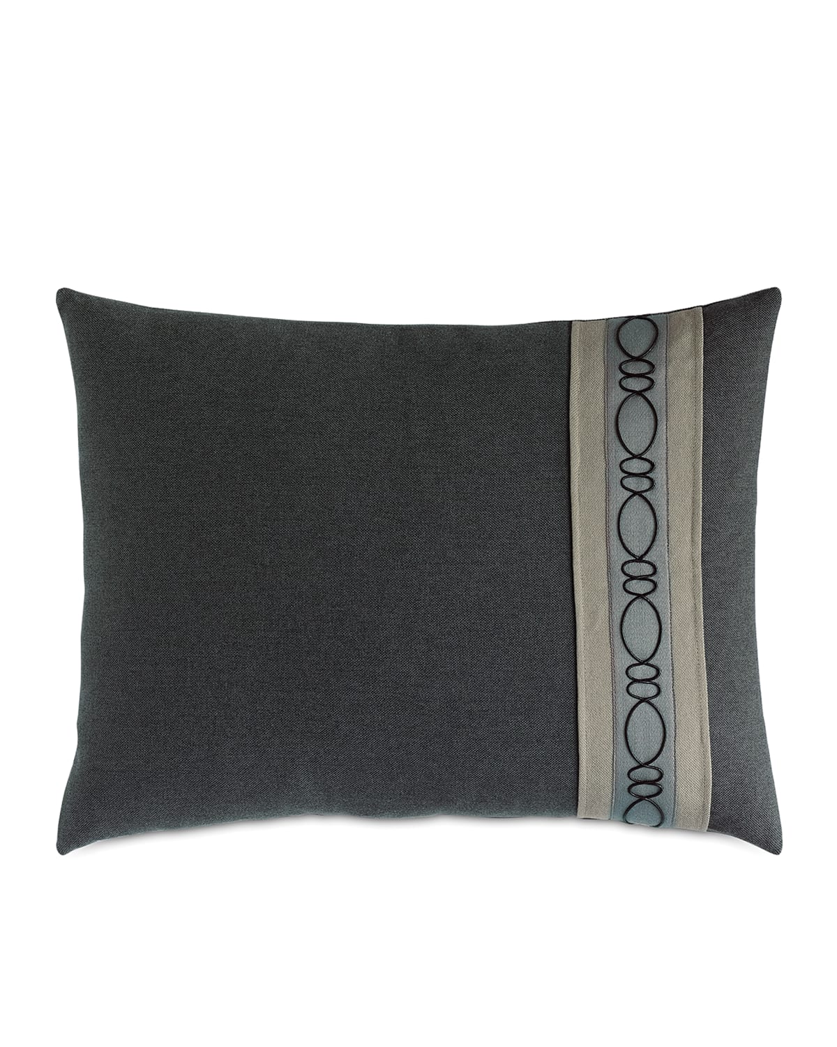Shop Eastern Accents Kilbourn Standard Right Sham In Charcoal