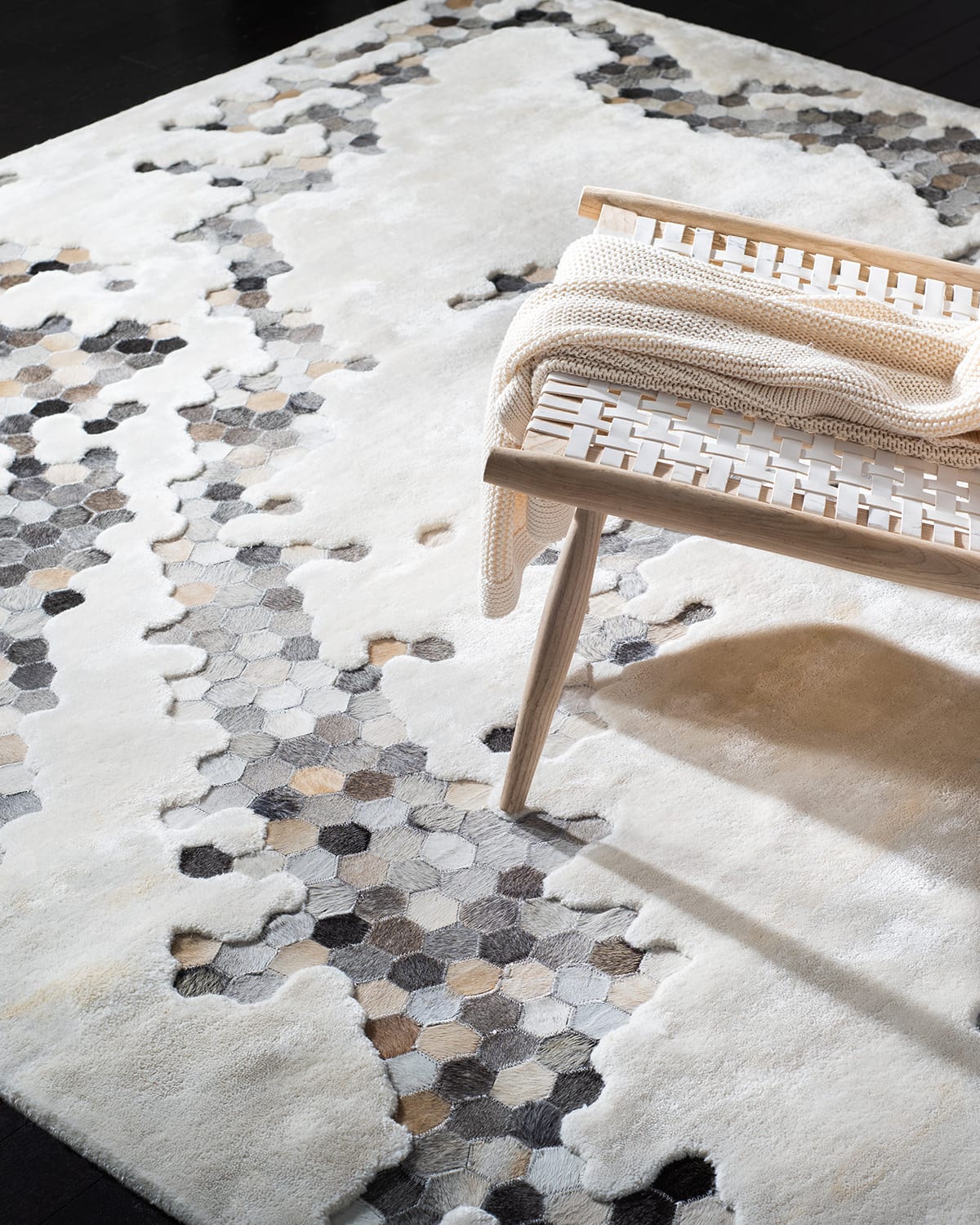 Safavieh Dasher Hand-tufted Rug, 5' X 8' In Ivory