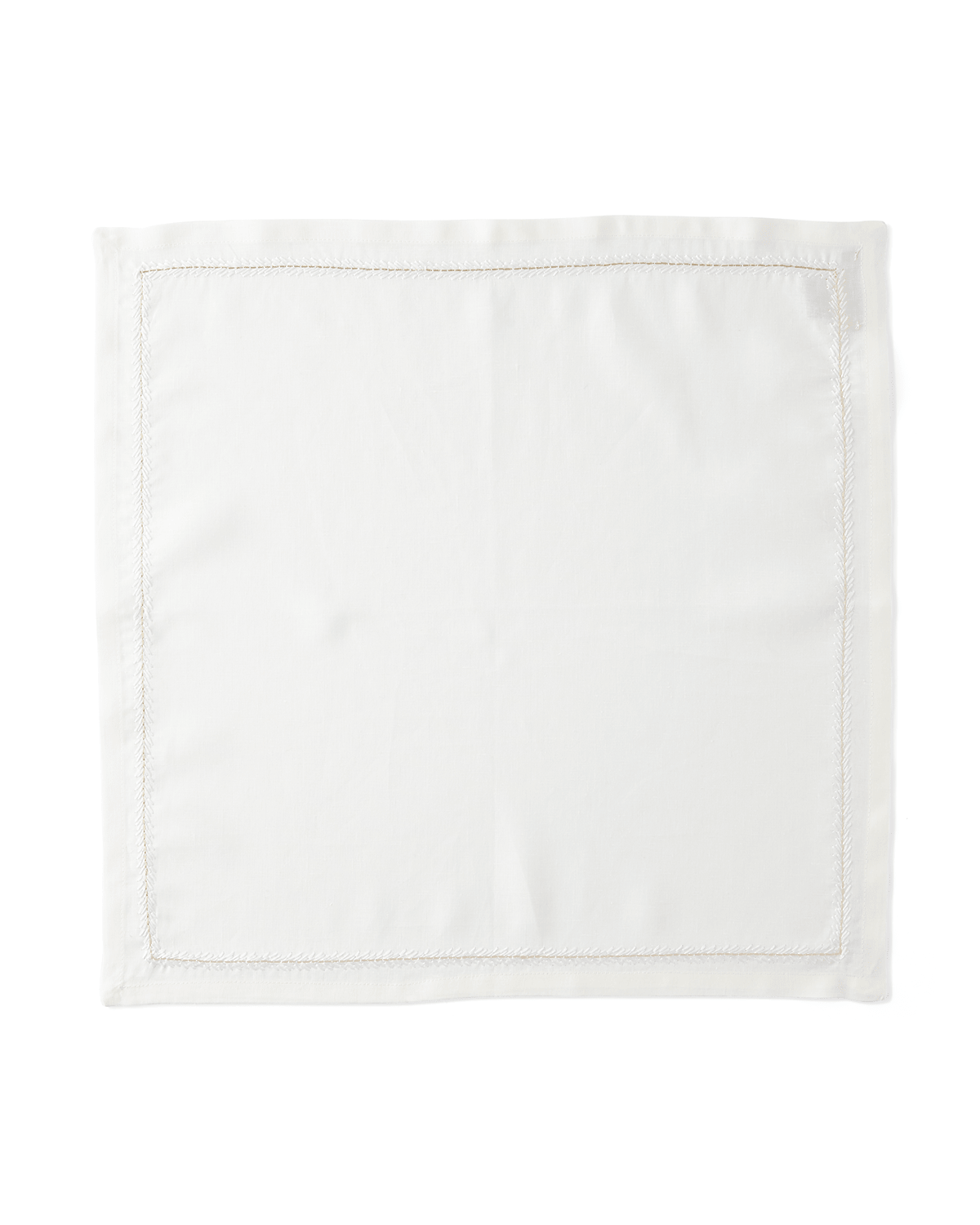 Shop Kim Seybert Jardin Linen Napkin In White
