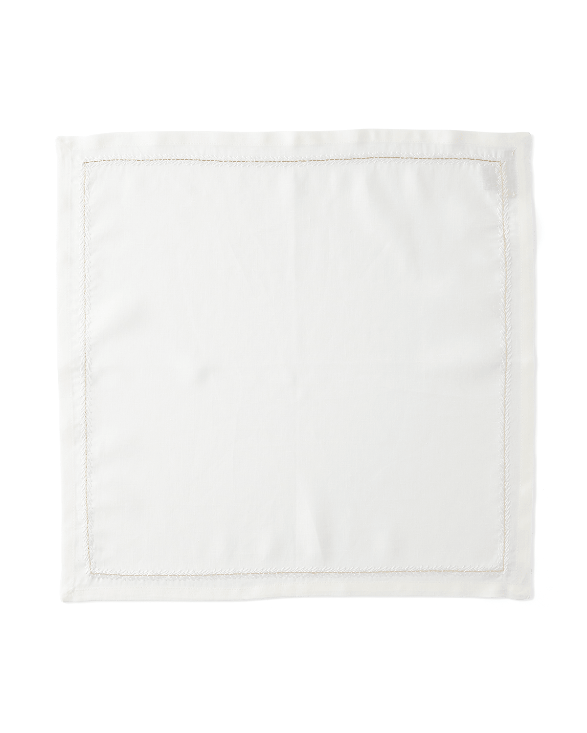 Kim Seybert Jardin Linen Napkin In White