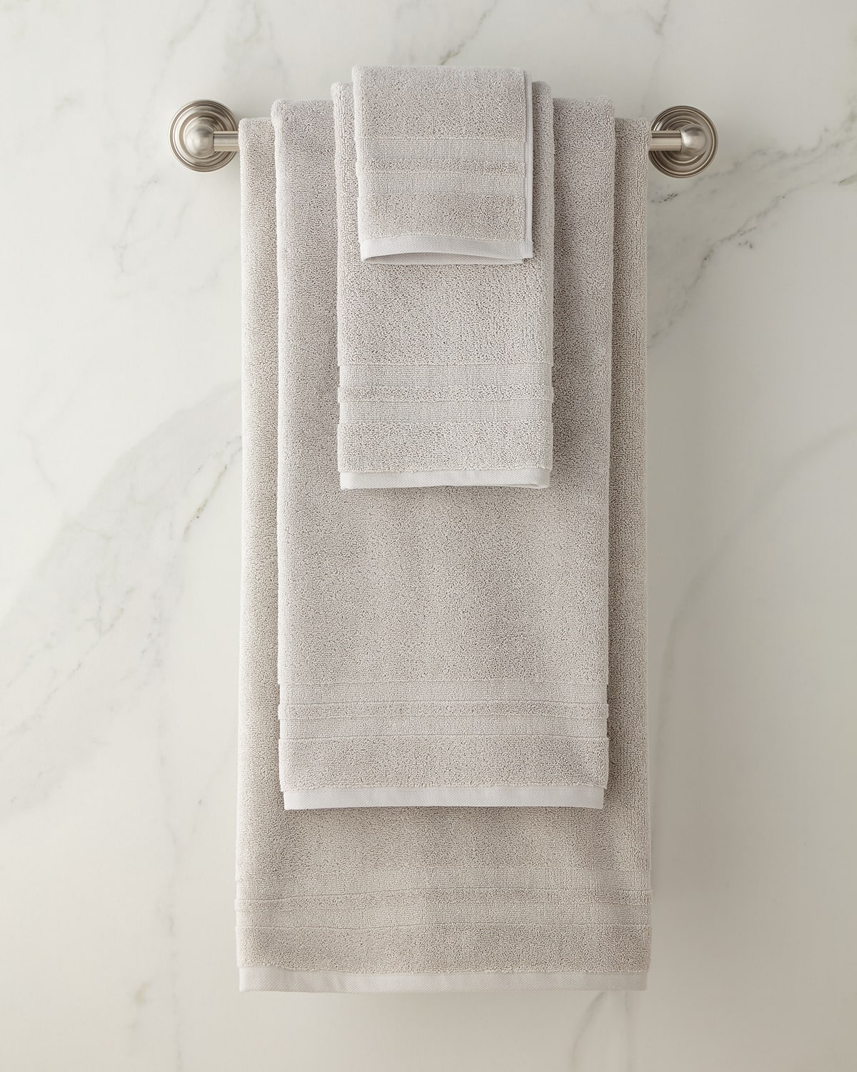 Polo Ralph Lauren Payton Washcloth In Stone Gray
