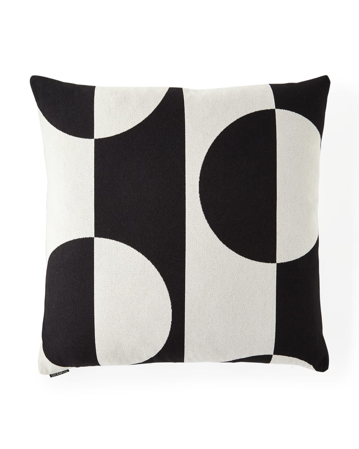 Shop D.v. Kap Home Phases Pillow In White/black