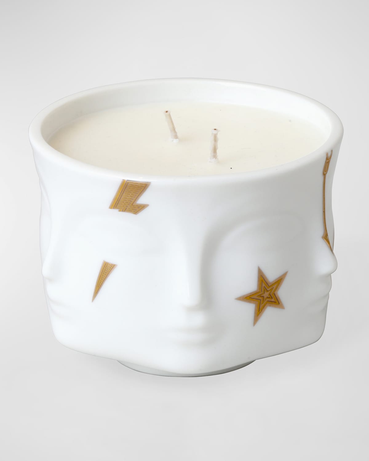 Shop Jonathan Adler Gilded Muse Scented Candle In White