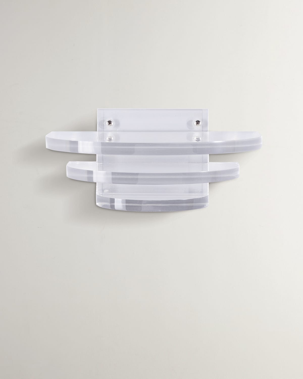 Port 68 Rounded Clear Lucite Shelf In Clear