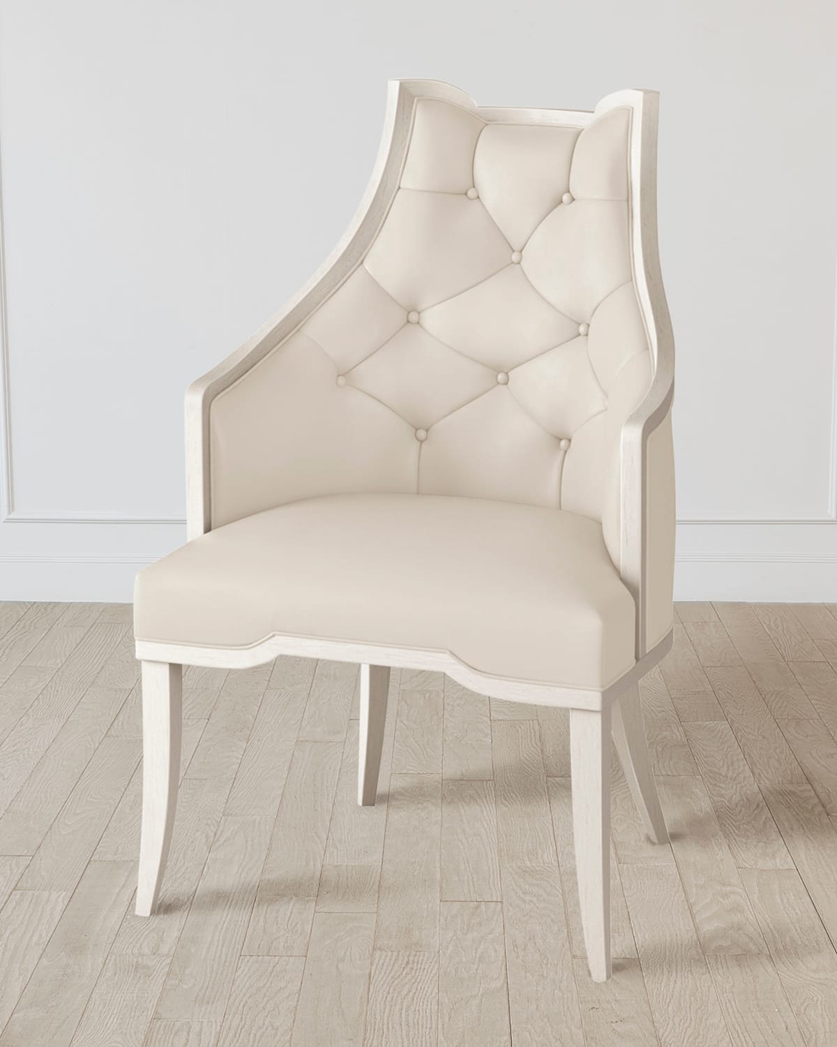 Logan Antique White/Milk Arm Chair