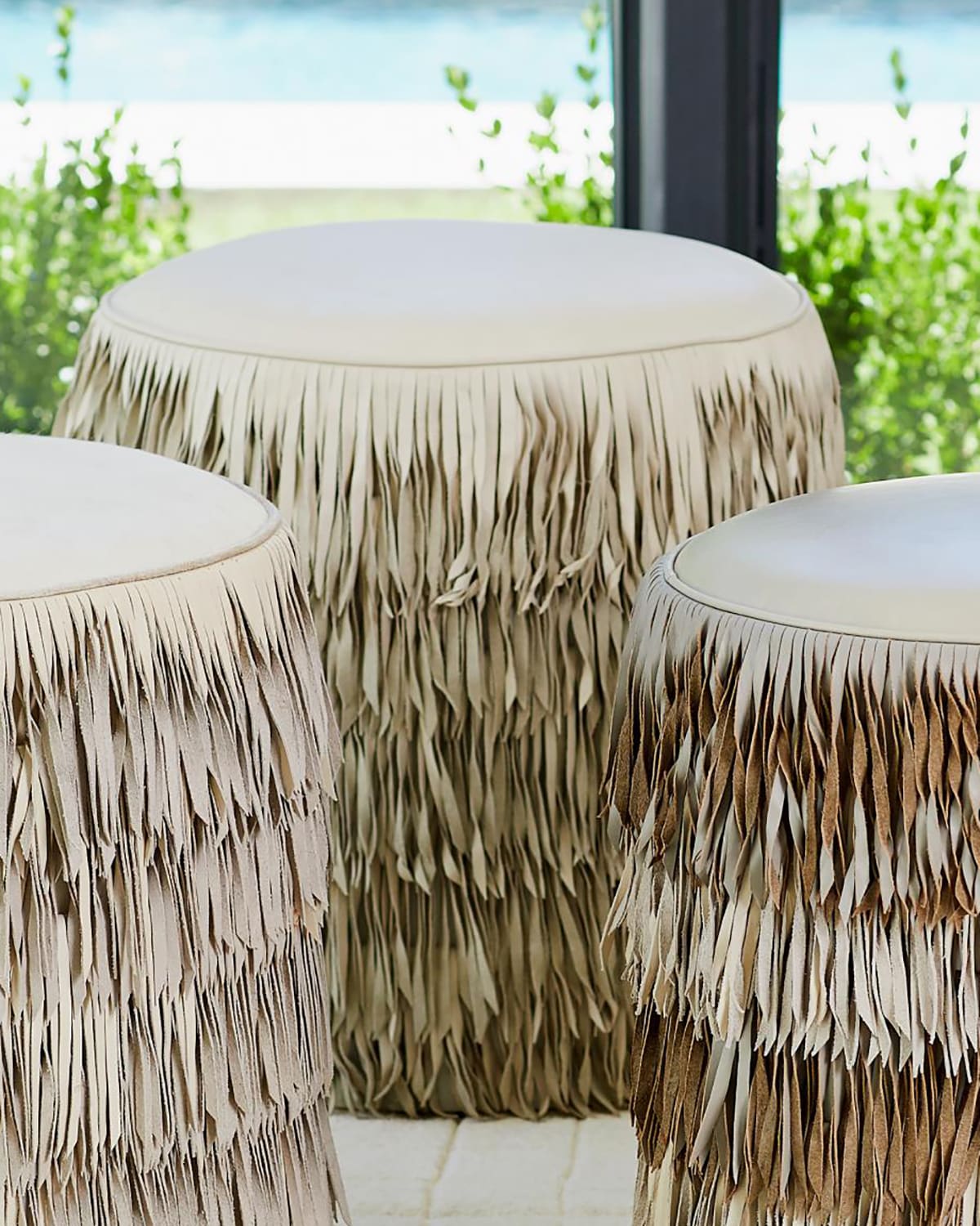 Emporium Home For William D Scott Fringe Ottoman