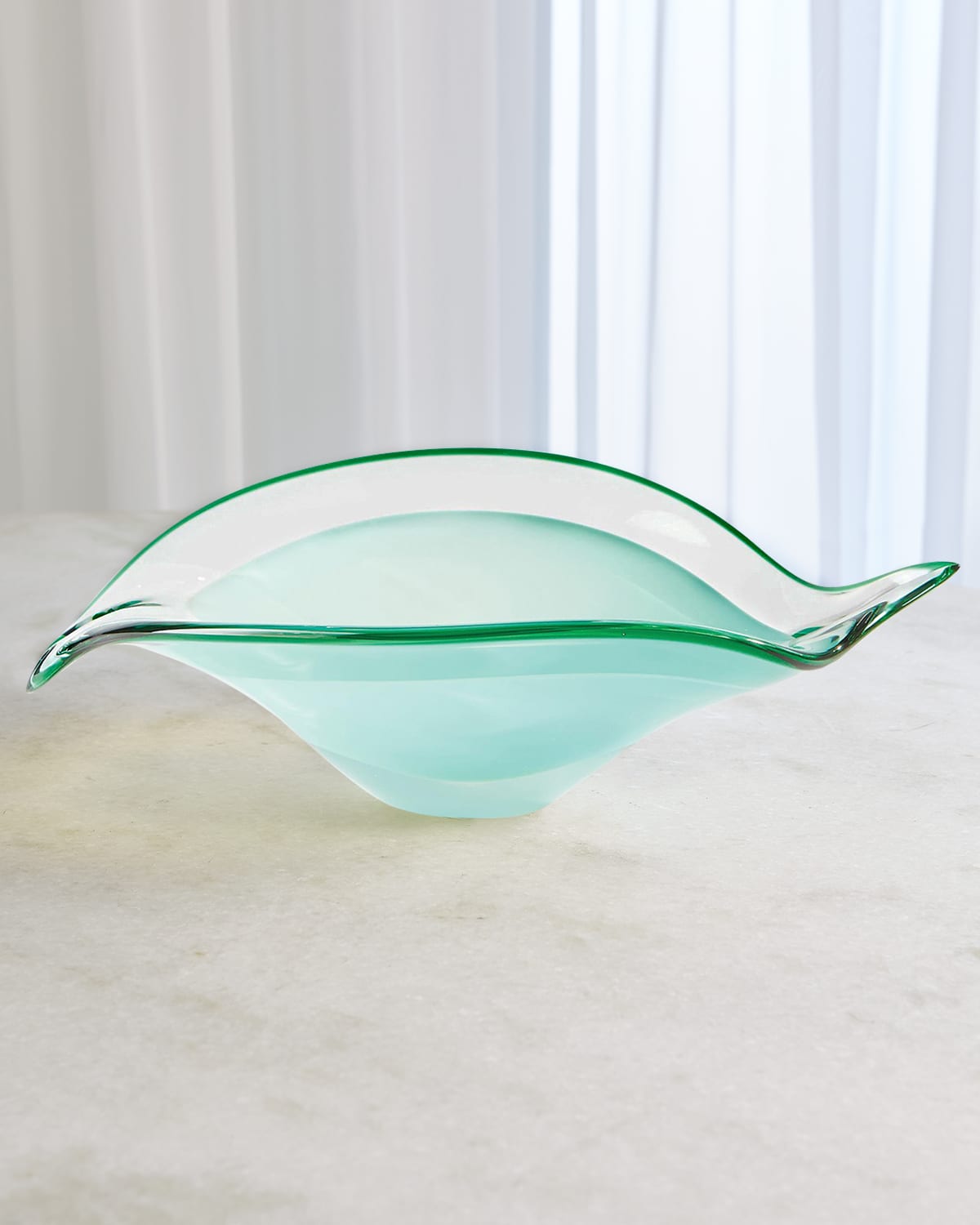 Shop William D Scott Bent Leaf Bowl - Large In Celadon