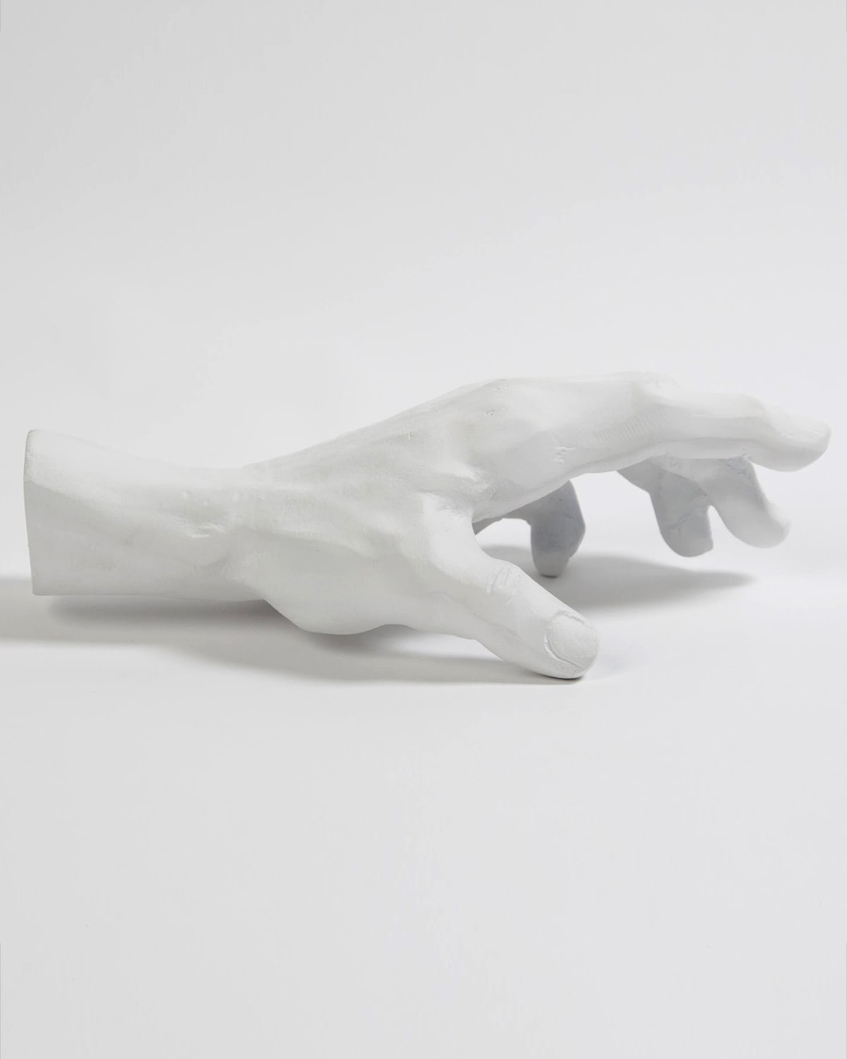 Shop William D Scott Hand Resting Sculpture In Matte White