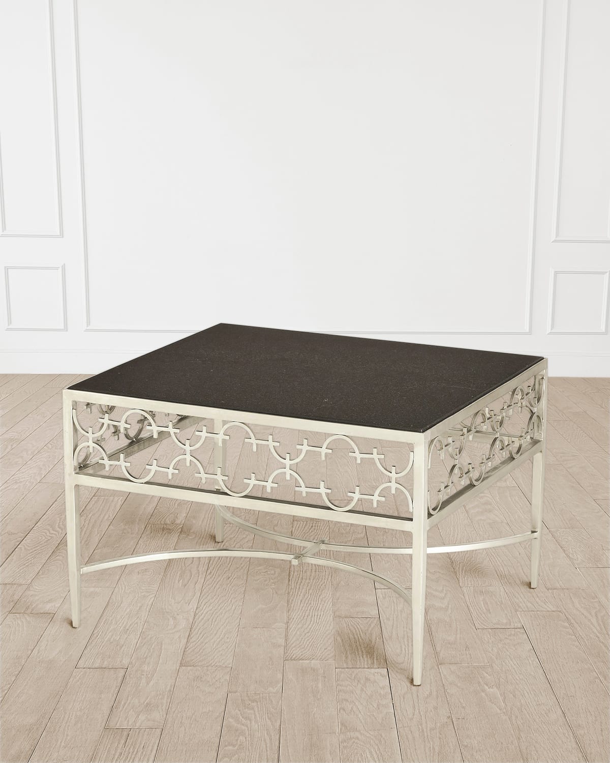 C-Fret Silver Cocktail Table