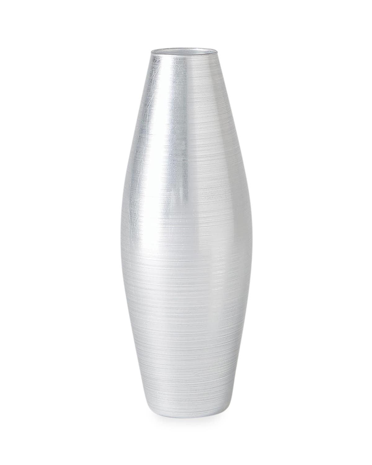 William D. Scott For Global Views Spun Vase - Large In Silver
