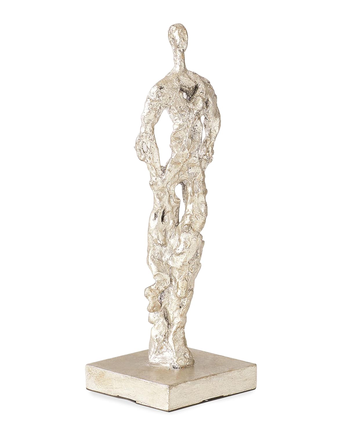 Shop William D Scott Solitaire Man Sculpture In Silver