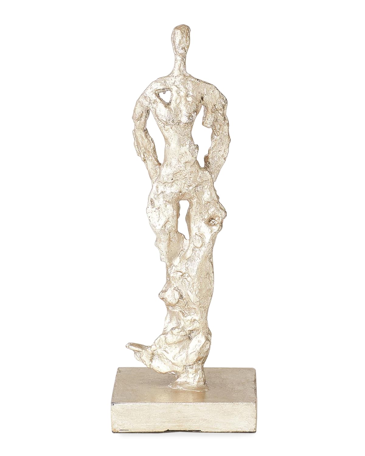 Shop William D Scott Solitaire Woman Sculpture In Silver