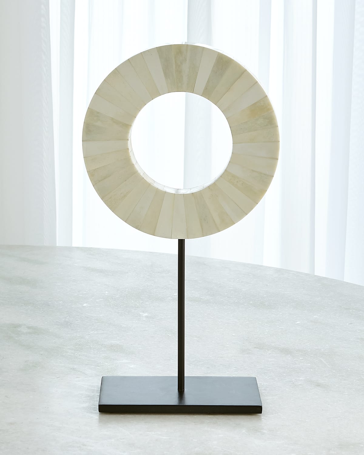 William D Scott Small One Layer Mounted Ring Sculpture