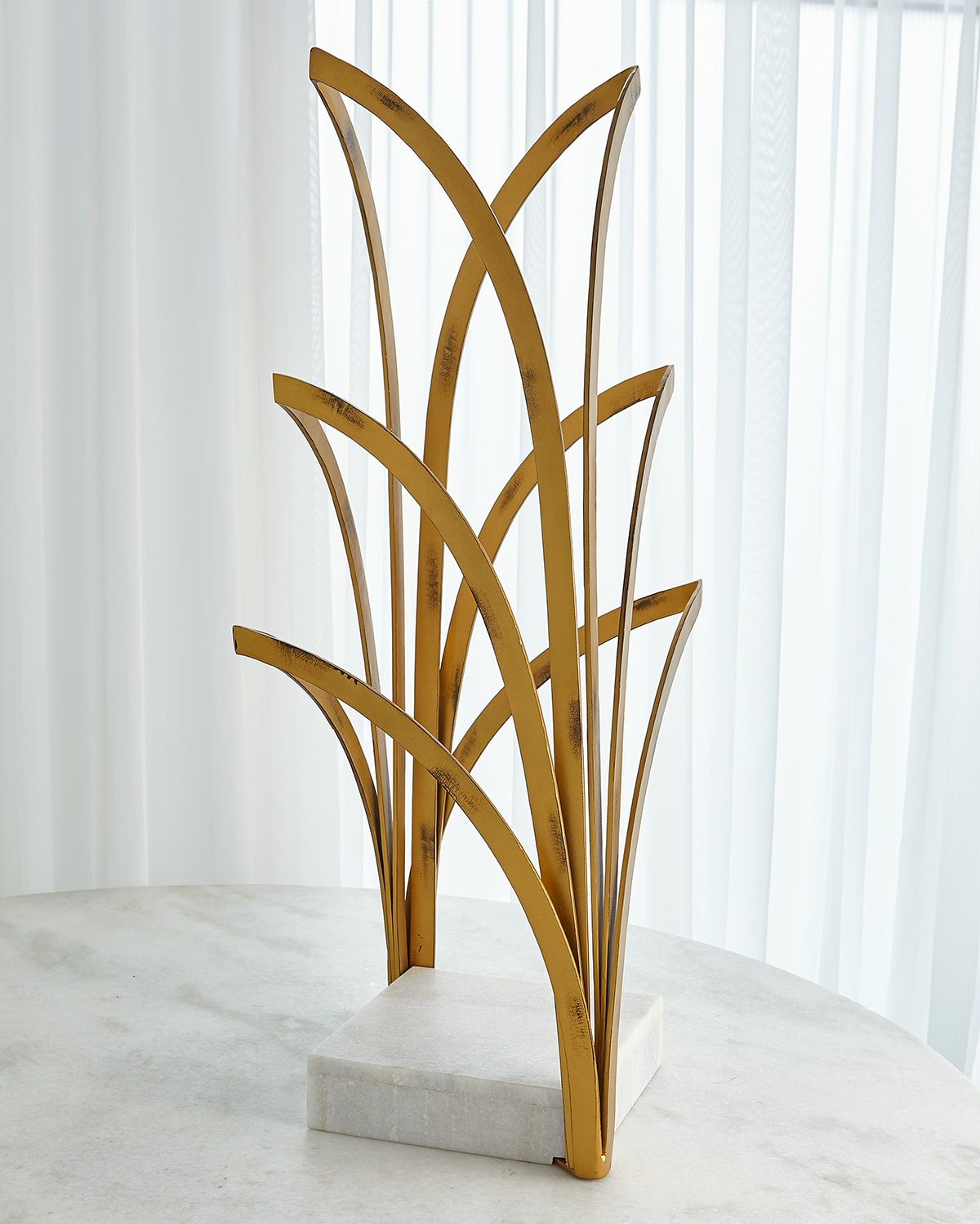 William D Scott Gold Arches Sculpture In Gold