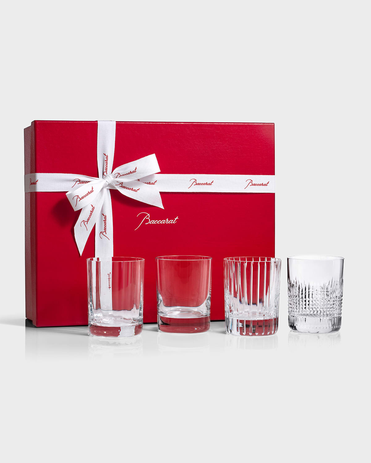 Shop Baccarat Four Elements Double Old-fashioneds, Set Of 4 In Clear