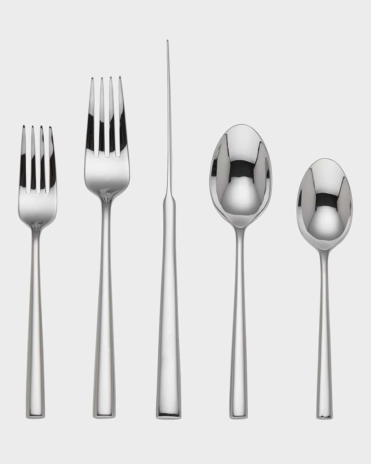 Kate Spade Malmo 5-piece Flatware Set In Silver