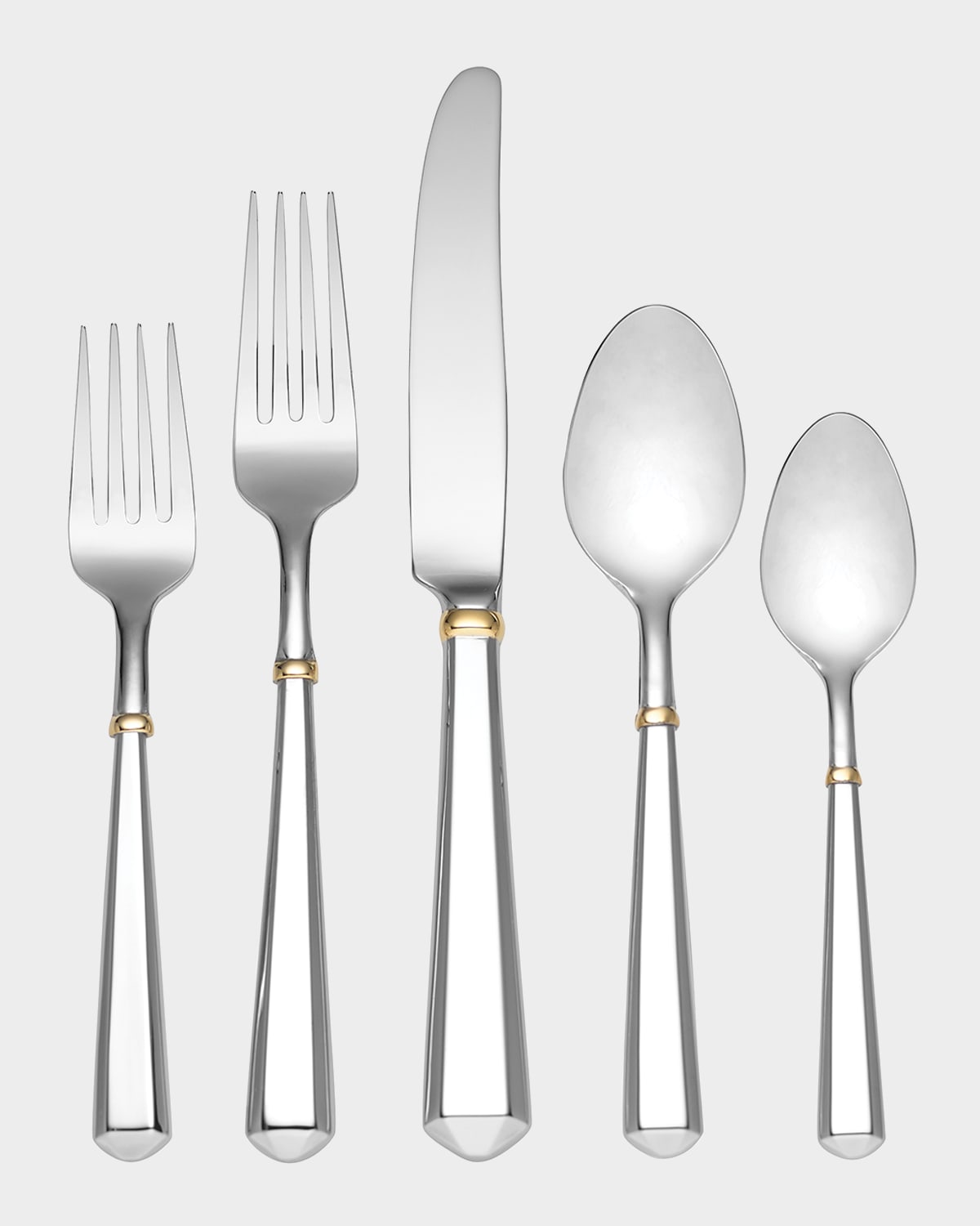 Shop Kate Spade Todd Hill Gold 5-piece Flatware Set