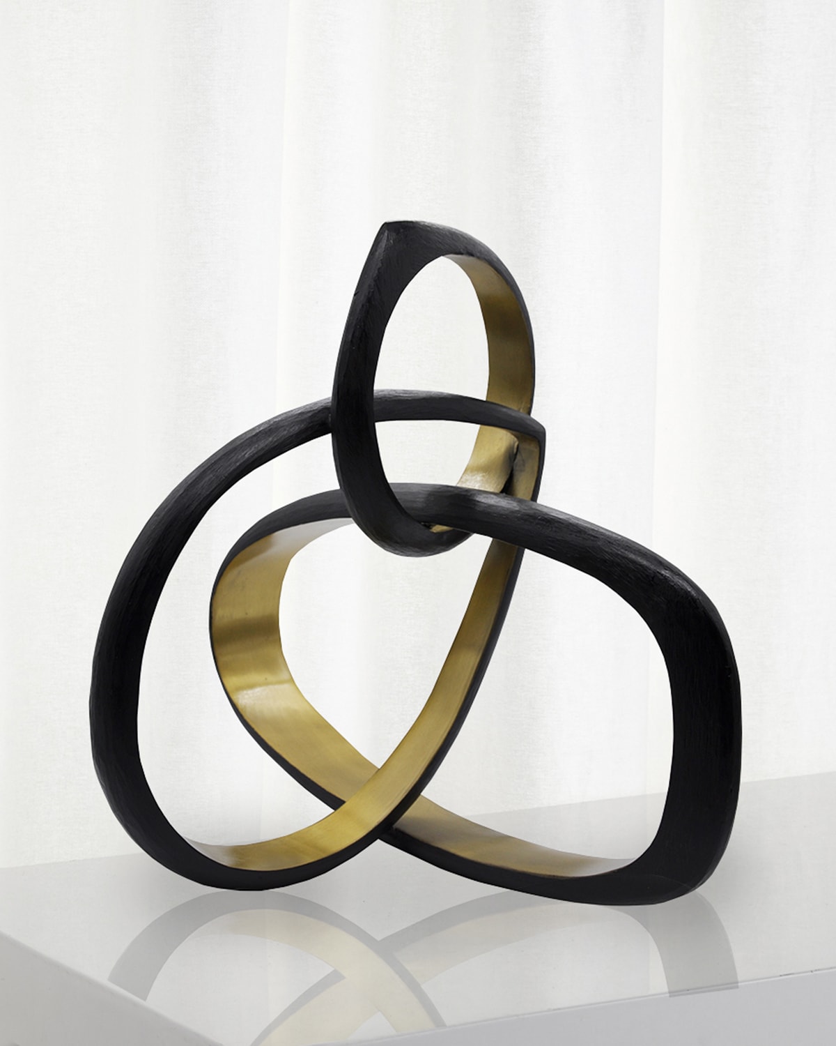 Worlds Away Hitch Large Sculpture In Black