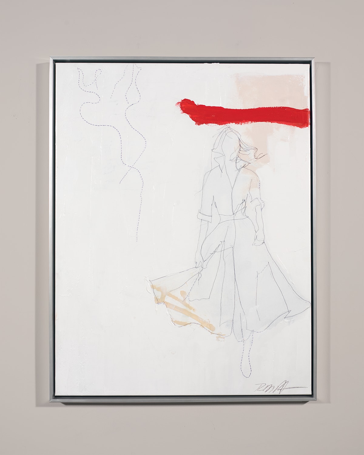 RFA FINE ART STITCHED FIGURE 1 WALL ART BY ROBERT ROBINSON 