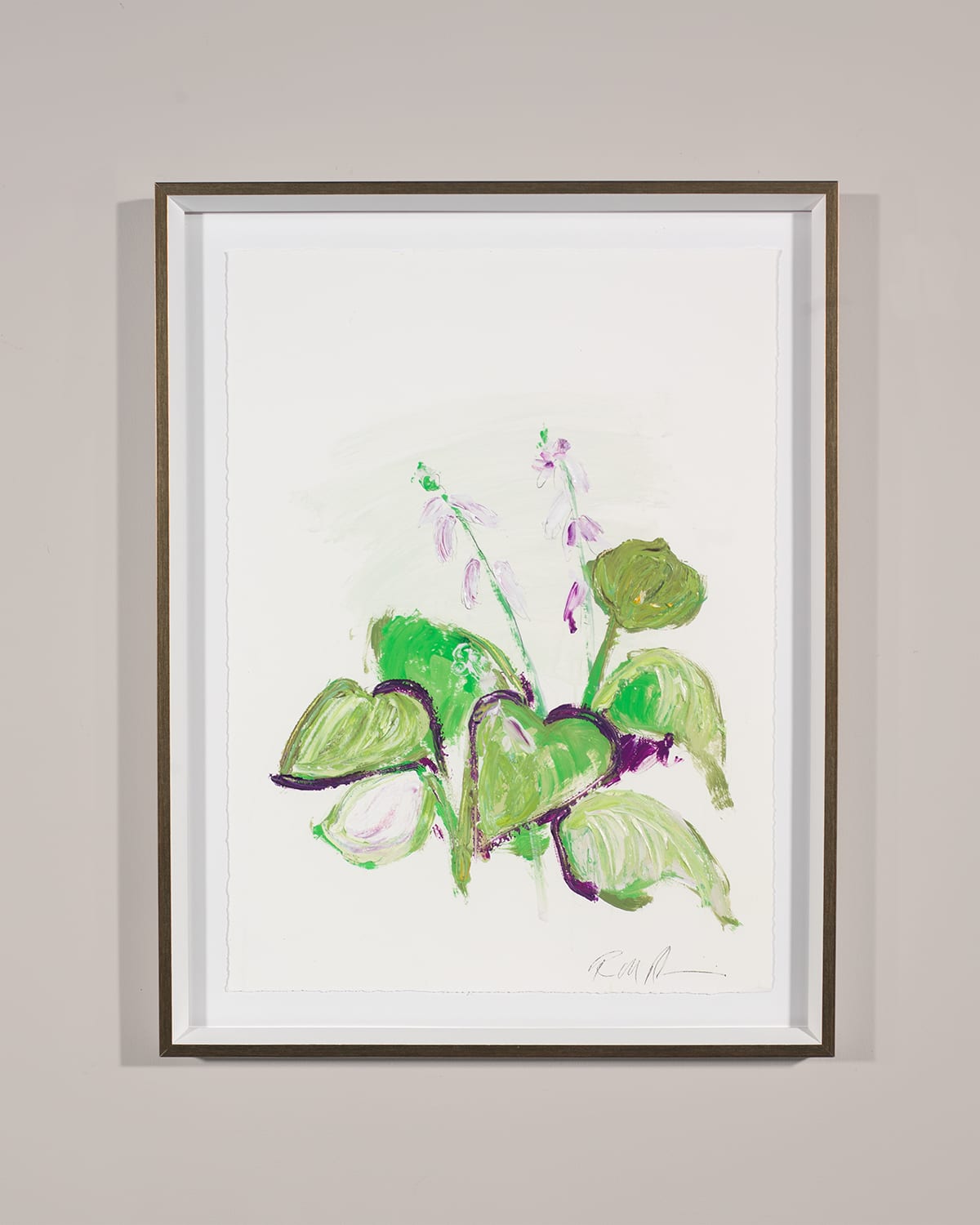 RFA FINE ART WHITE GLOVE SERIES - HOSTA ART PRINT BY ROBERT ROBINSON 