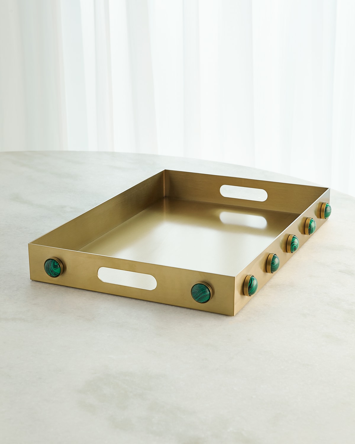 Shop Emporium Home For William D Scott Pandora Tray In Malachite