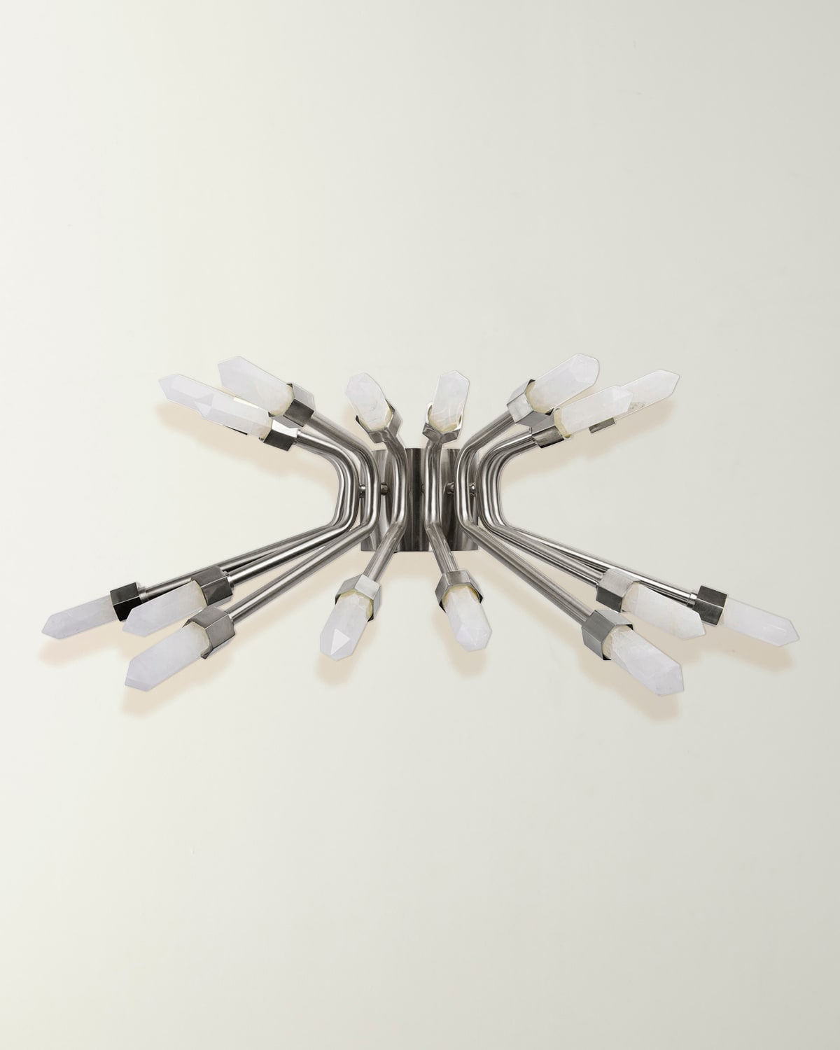 William D Scott Quartz Burst Sconce