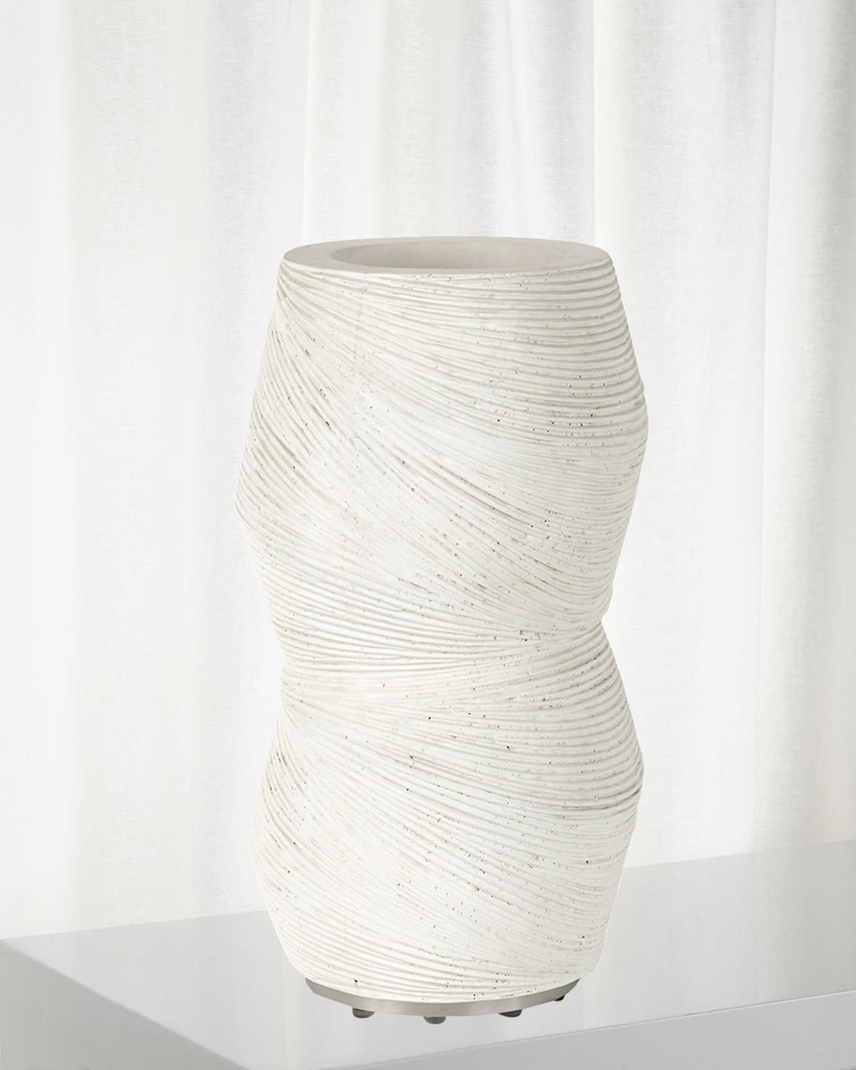 Shop Palecek Argos Outdoor Vase In White