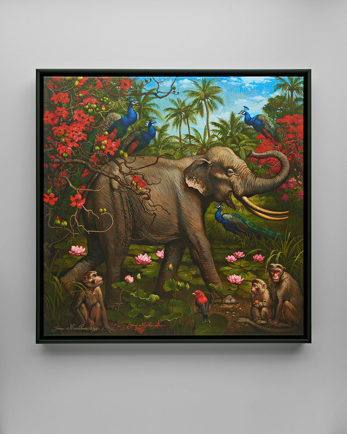 Yana Movchan Jungle Of Happiness Giclee Art