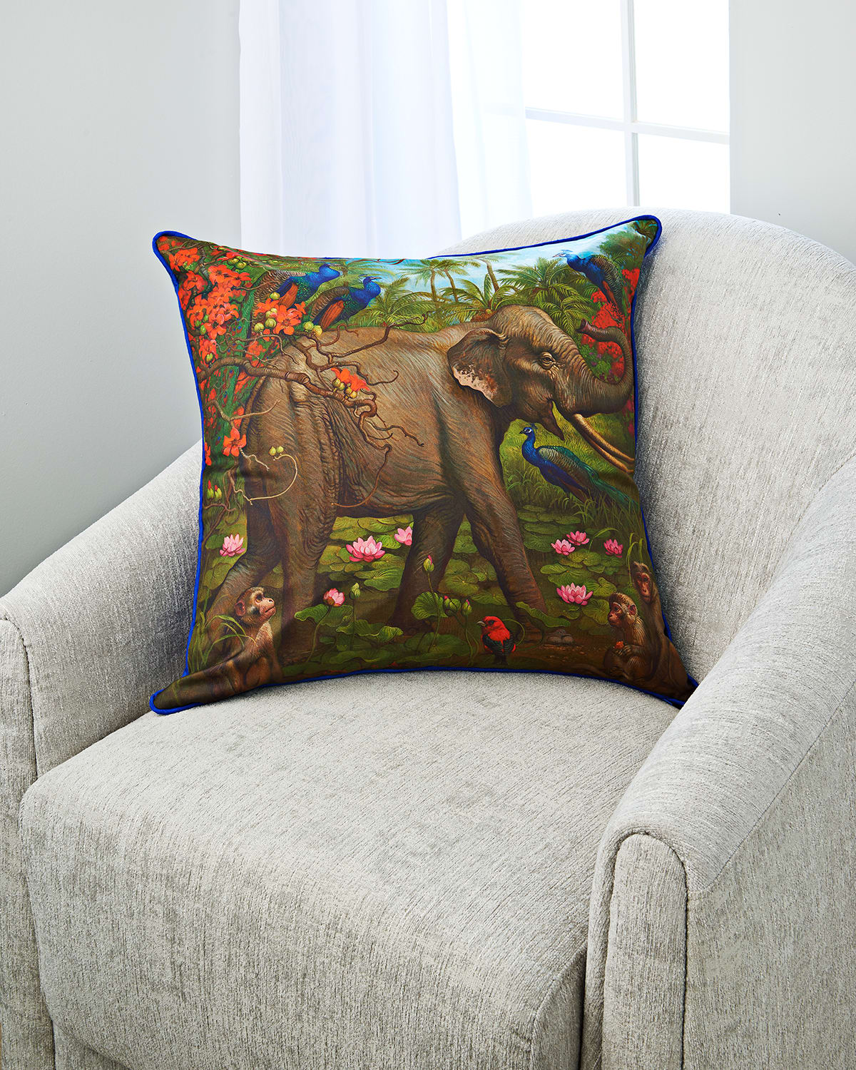 Yana Movchan Jungle Of Happiness Accent Pillow
