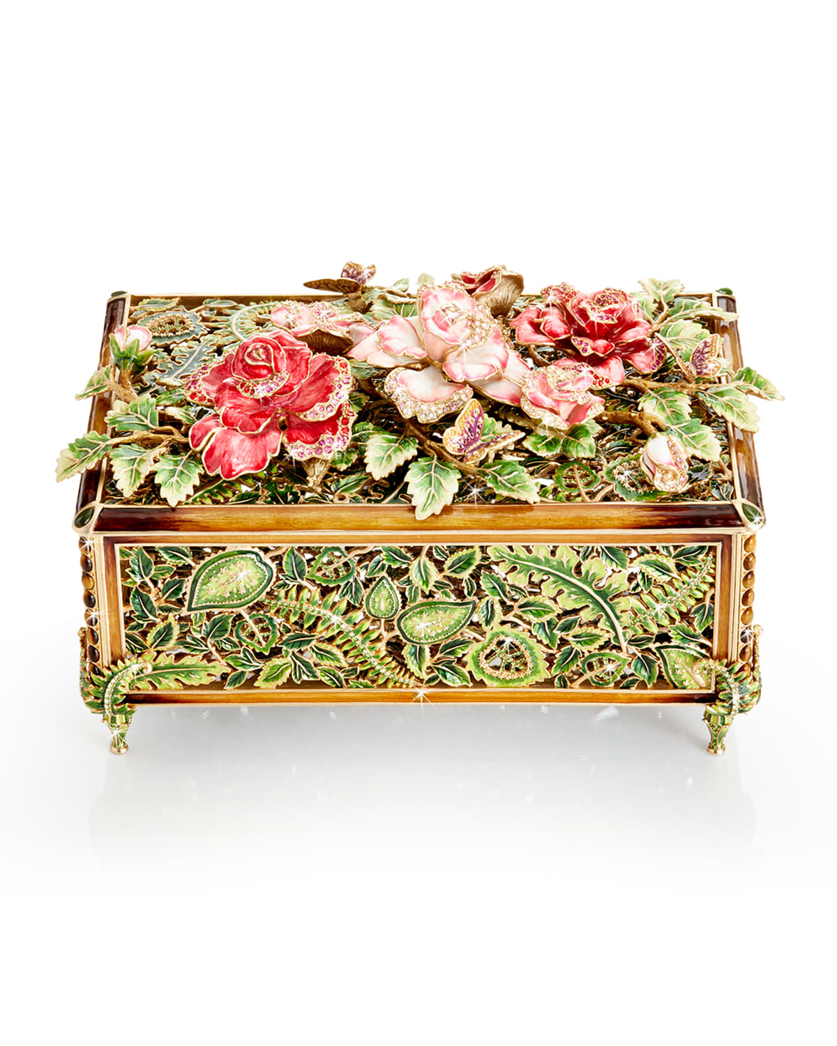 Jay Strongwater Grand Rose Box