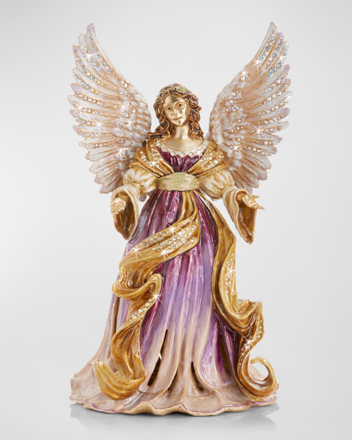 Shop Jay Strongwater Renaissance Angel Musical Figurine In Multi