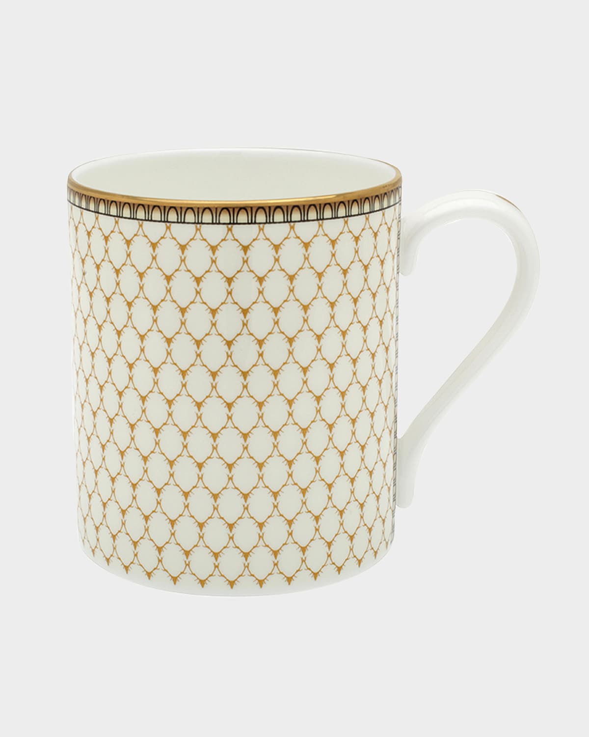 Halcyon Days Antler Trellis Mug In Ivory
