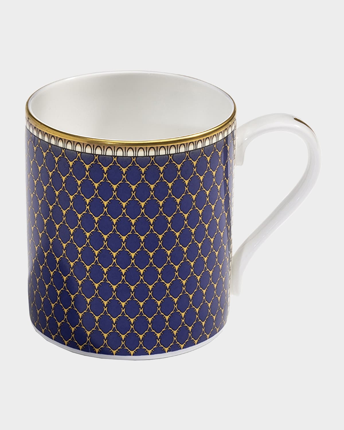 Halcyon Days Antler Trellis Mug In Midnight