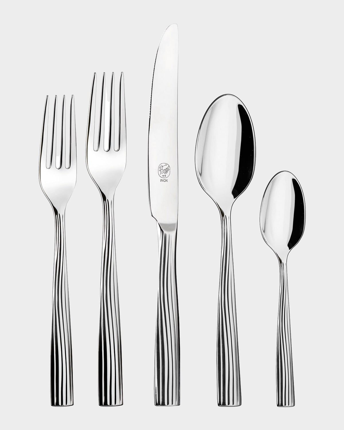 Shop Broggi For Vista Alegre 5-piece Sedona Flatware Set In Silver