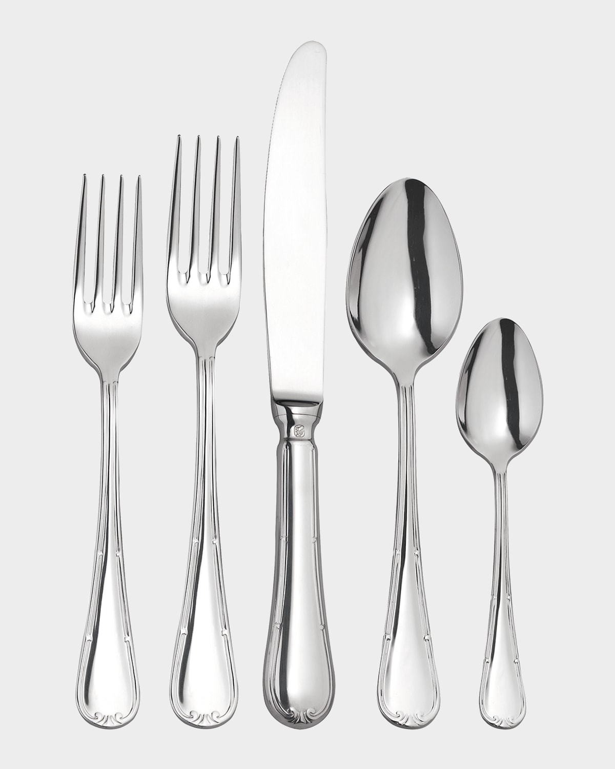 Shop Broggi For Vista Alegre 20-piece Rialto Flatware Set In Silver