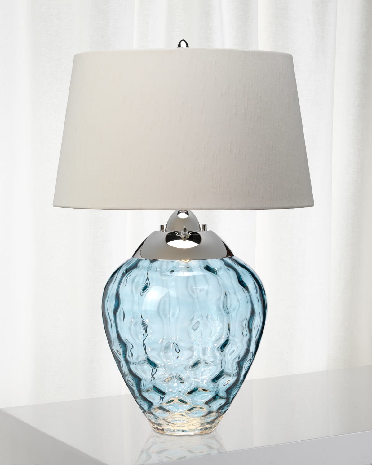 Lucas + Mckearn Samara Lamp In Blue