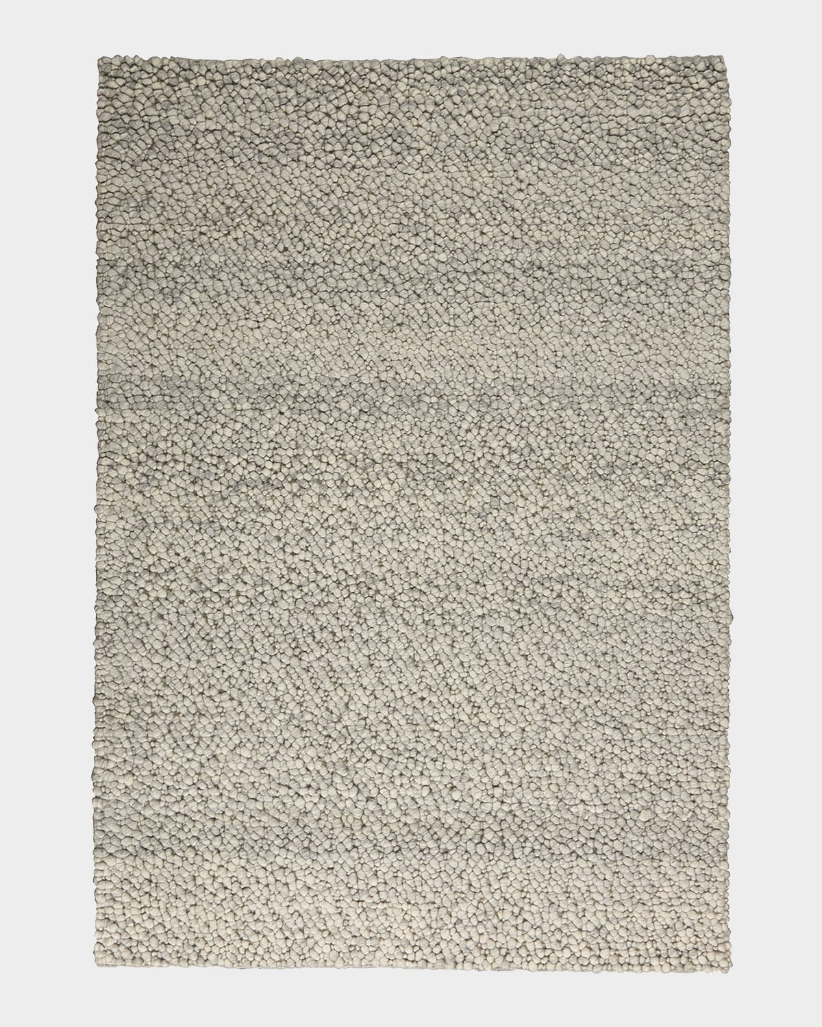 Calvin Klein Riverstone Hand-knotted Rug, 5' X 8' In Gray, Ivory