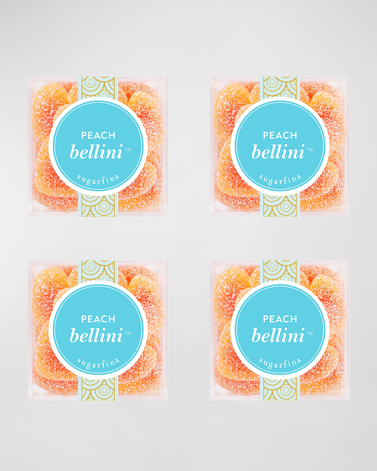 Sugarfina Peach Bellini Small Cube 4 Pieces Kit